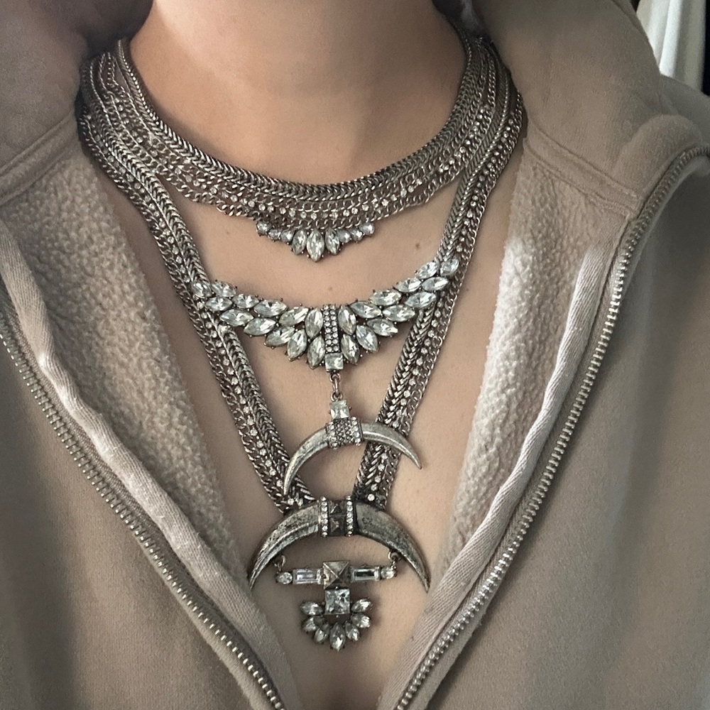 Baublebar Layered Horn Necklace